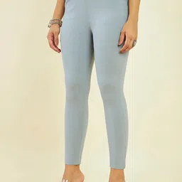 Soch Women Slim Fit Mid Rise Cigarette Trousers-image-34