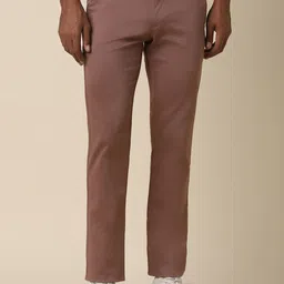 Allen Solly Men Slim Fit Plain Regular Trousers-image-1