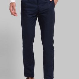 Park Avenue Men Blue Slim Fit Formal Trouser-picture-42