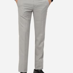 Greenfibre Men Slim Fit Formal Trousers-image-92