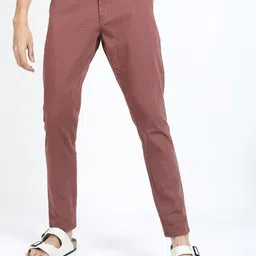 HIGHLANDER Men Rust Slim Fit Trousers-picture-23