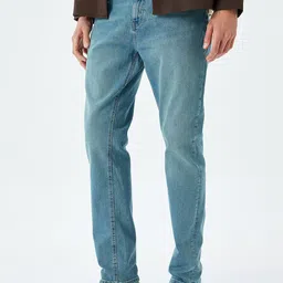 Koton Men Slim Fit Mid-Rise Clean Look Stretchable Jeans-image-66