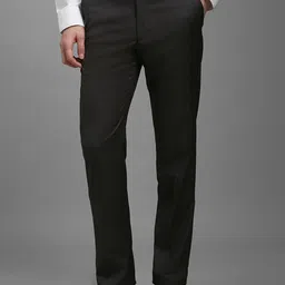 Louis Philippe Men Mid-Rise Slim Fit Formal Trouser-picture-9