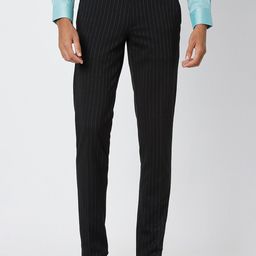 Van Heusen Men Striped Slim Fit Trousers-image-94