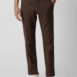 Van Heusen Sport Men Slim Fit Mid-Rise Trousers-picture-25