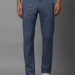 Allen Solly Men Slim Fit Mid-Rise Textured Regular Trousers-image-95