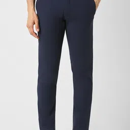 Van Heusen Sport Men Mid-Rise Slim Fit Plain Cotton Chinos Trousers-image-92