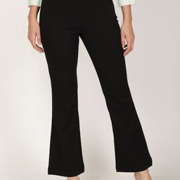 FUTURO Women Smart Mid-Rise Flat-Front Bootcut  Trouser-image-101