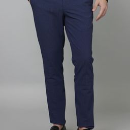 Celio Men Mid Rise Cotton Formal Trousers-picture-18