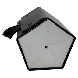 Aura Black & Grey Water Resistant Leather Separator Organiser-50
