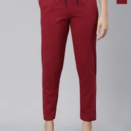 Kryptic Pack Of 2 Mid-Rise Pure Cotton Cropped Trousers-image-17