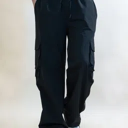 HERE&NOW Men Regular Fit Mid-Rise Cotton Cargos-image-35