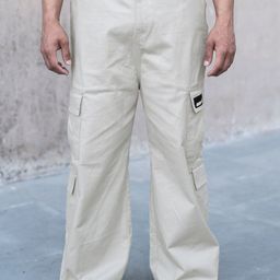 HERE&NOW Men Regular Fit Cargos Trouser-image-32