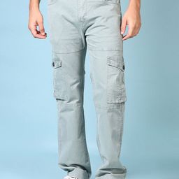 V-Mart Men Cotton Cargos Trousers-image-60