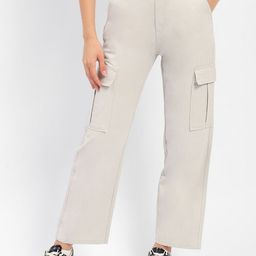 Madame Women Cotton Cargos Trouser-image-60