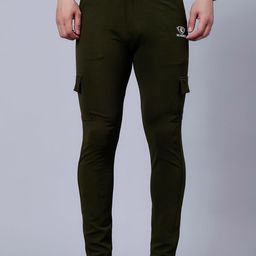 WE PERFECT Men Relaxed Mid-Rise Regular Fit Cotton Cargos Trousers-image-54