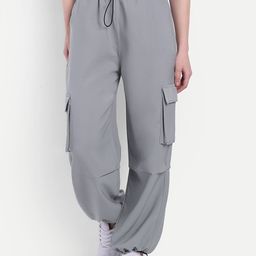 Next One Women Loose Fit Parachute Trousers-picture-18