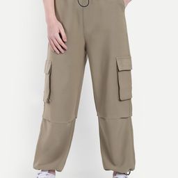 Next One Women Loose Fit Parachute Trousers-image-72