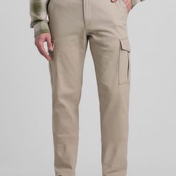 Jack & Jones Crockery Men Slim Fit Mid-Rise Cargos Trousers-image-113
