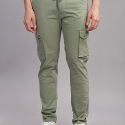 PAUL STREET Men Smart Cargos Trousers-image-56