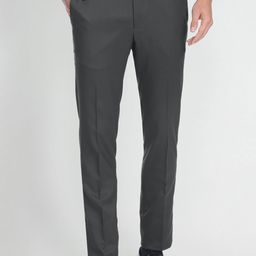 Arrow Men Mid Rise Twill Autoflex Formal Trousers-picture-34
