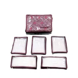 Kuber Industries Purple Printed Jewellery Organisers-17