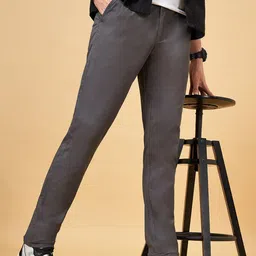 YU by Pantaloons Men Cotton Regular Trousers-image-92