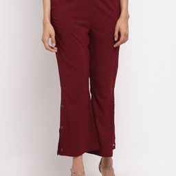 NEUDIS Women Classic Cotton Parallel Trousers-image-99