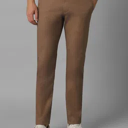Louis Philippe Sport Men Mid-Rise Slim Fit Flat-Front Trousers-image-36