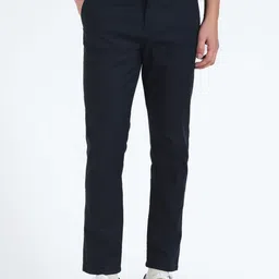 Flying Machine Men Straight Fit Mid-Rise Plain Cotton Chinos-image-90