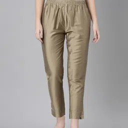 TWIN BIRDS Women Shimmer Straight Fit Trousers-51