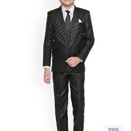 BAESD Boys Single-Breasted 5-Piece Party Suit-picture-4