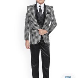 BAESD Infants Boys Tuxedo 5 Piece Suits-image-52
