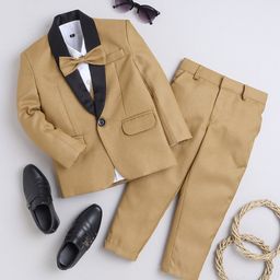 BAESD Infant Boys 4-Piece Silk Cotton Party Suit-picture-38