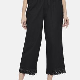 RANGMANCH BY PANTALOONS Women Black Culottes Trousers-image-62