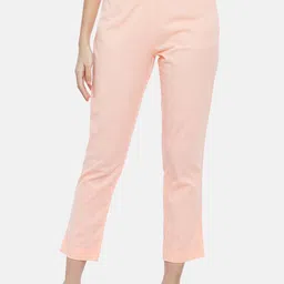 RANGMANCH BY PANTALOONS Women Coral Culottes Trousers-picture-33