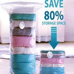 Kuber Industries Transparent 4 Pieces Regular Sweater Organisers-17