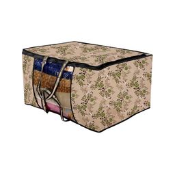 Stylista Beige & Green Printed Water Resistant Multi-Utility Organiser-image-4