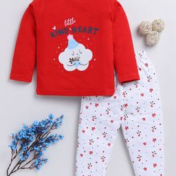 Toonyport Girls Printed Pure Cotton T-shirt With Trousers-image-33