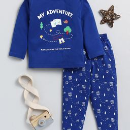 Toonyport Infant Boys Graphic Printed Pure Cotton Sweatshirt and Joggers-image-64