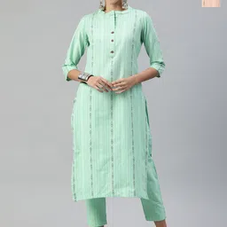 KALINI Women Regular Kurta with Trousers-picture-46