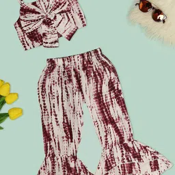 BAESD Girls Printed Top with Trousers-50