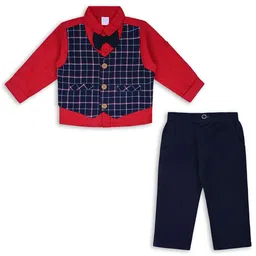 Wish Karo Boys Checked Shirt with Trousers-image-14