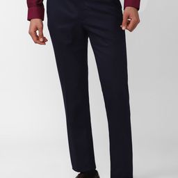 V Dot Men Skinny Fit Formal Trousers-image-94