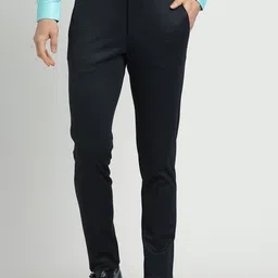 Turtle Men Classic Skinny Fit Formal Trousers-image-62