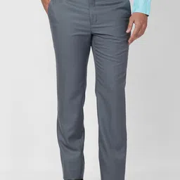 Raymond Men Mid-Rise Contemporary Fit Easy Wash Formal Trouser-image-28