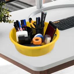 Kuber Industries Yellow Set of 6 Regular Desk Organiser Organisers image 2