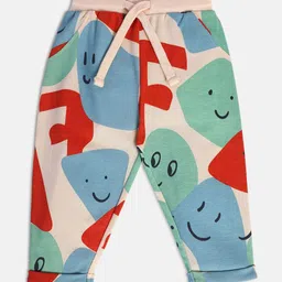 MINI KLUB Infants Boys Conversational Printed Mid-Rise Easy Wash Pure Cotton Trousers-picture-21