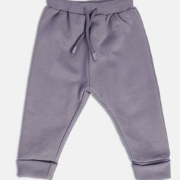 MINI KLUB Boys Mid-Rise Flat-Front Easy Wash Cotton Joggers Trousers-image-2