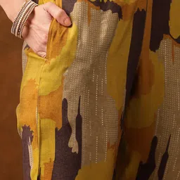 Anouk Abstract Printed Kurta with Trousers image 2